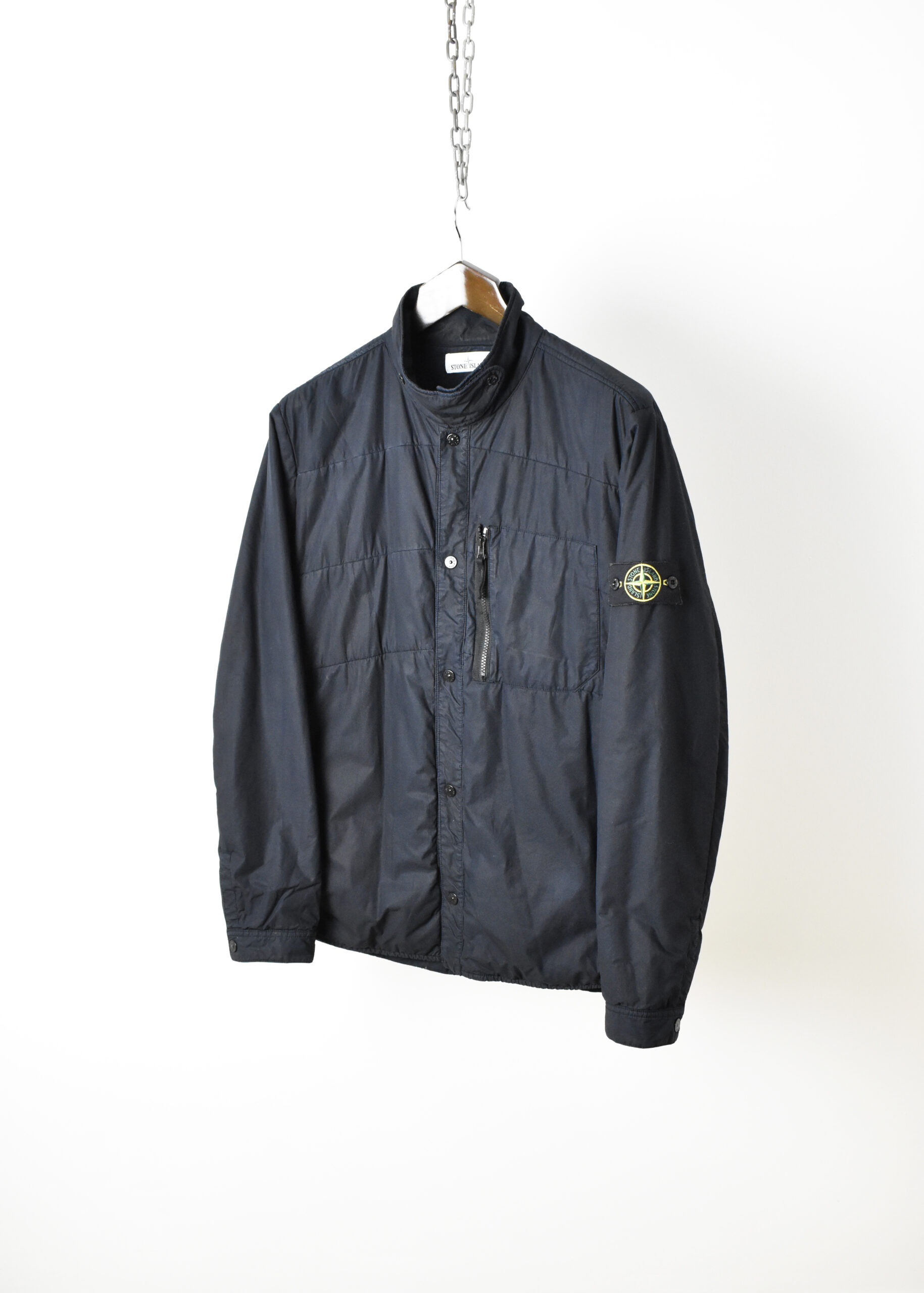 AW16 STONE ISLAND QUILTED SHIRT JACKET - Jazzy Badger