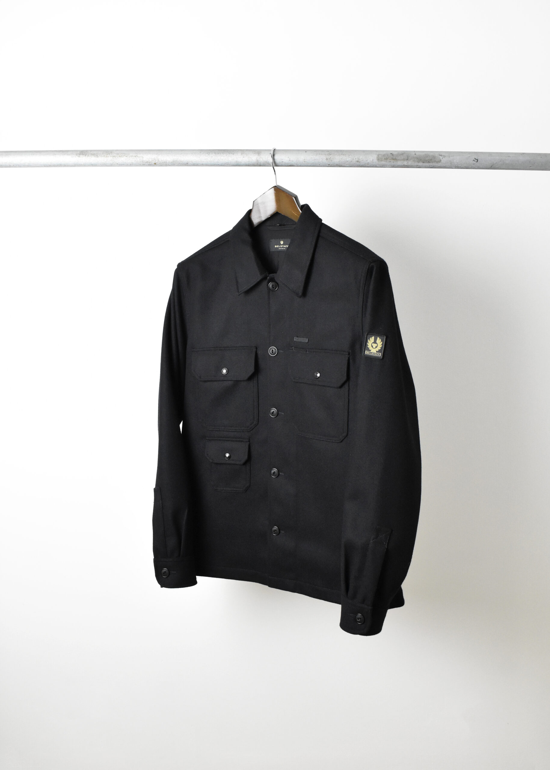 BELSTAFF FORGE WOOL MULTI POCKET OVERSHIRT - Jazzy Badger