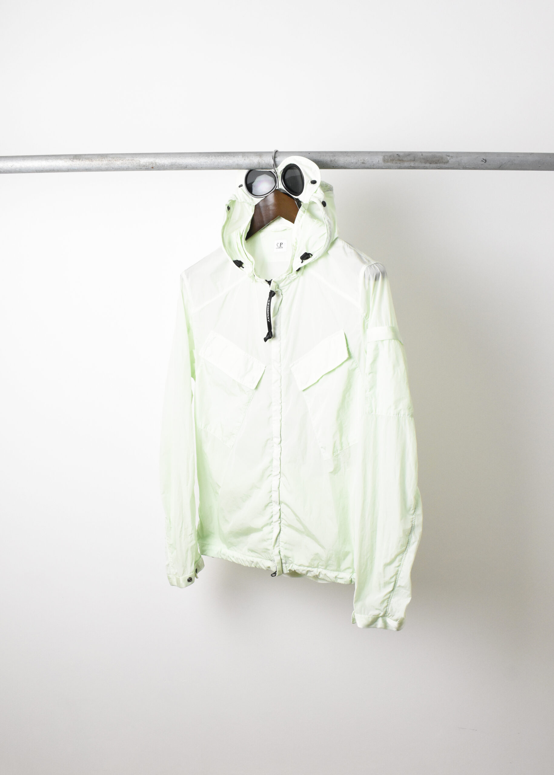 SS19 C.P. COMPANY (CP) GARMENT DYED CHROME GOGGLE JACKET - Jazzy