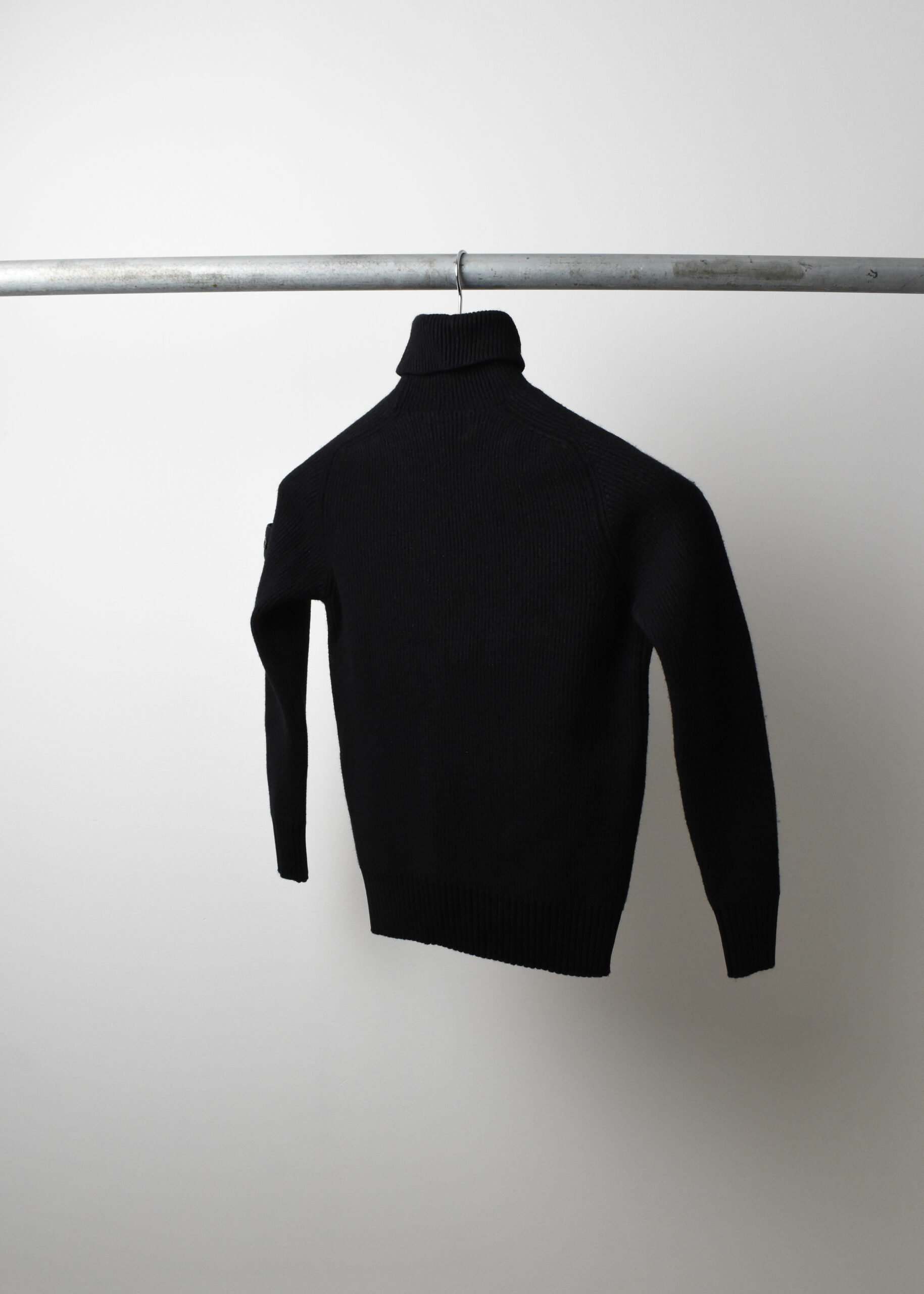 AW18 STONE ISLAND RIBBED ROLL-NECK KNIT JUMPER (UK6-8) - Jazzy Badger