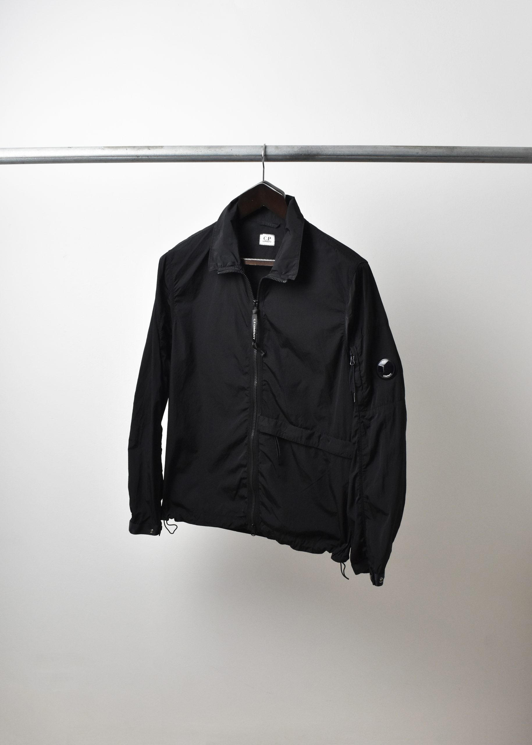 CP COMPANY SS20 CHROME NYLON LIGHTWEIGHT ZIP JACKET (M) - Jazzy Badger