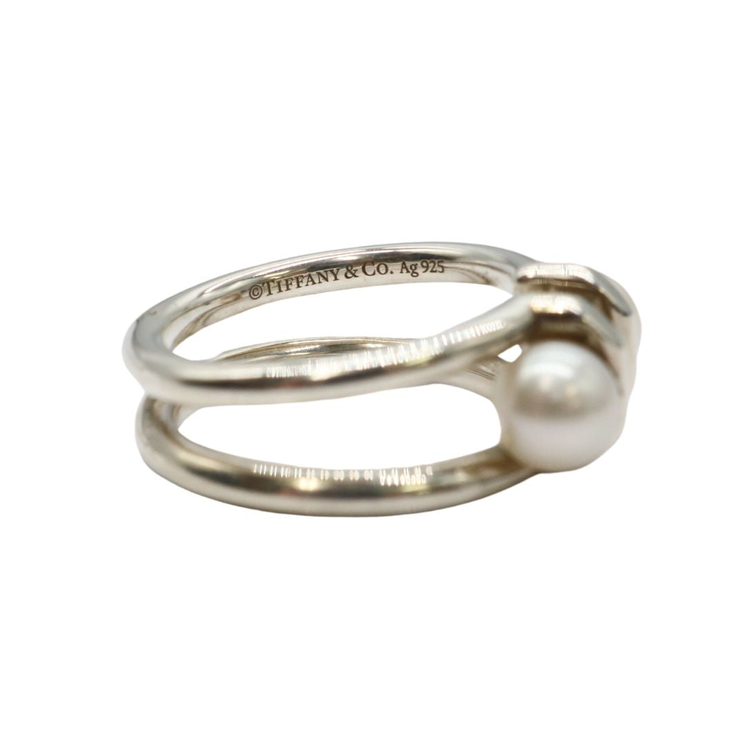 Tiffany&Co.【ティファニー】ハードウェア ダブルパール リング