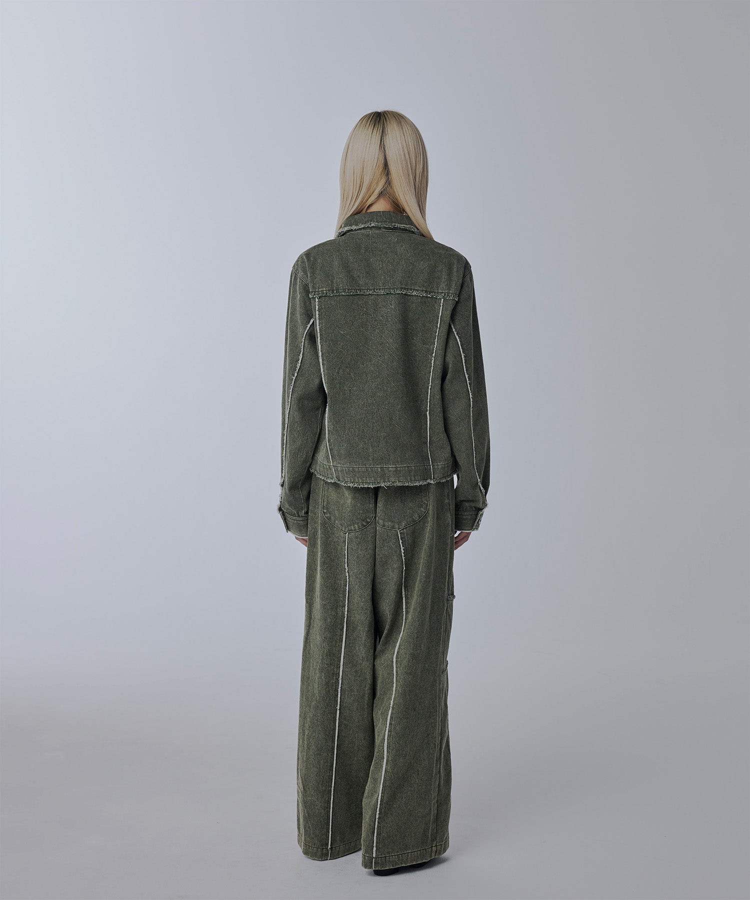 Washed Zip-Sleeve Denim Jacket – Jent Louis