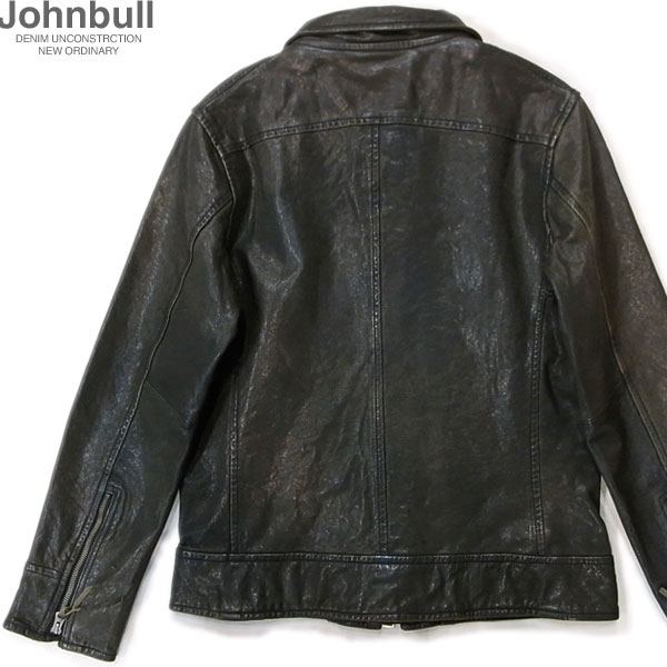 Johnbull(ジョンブル/Men's/メンゴートレザー シングル ライダース