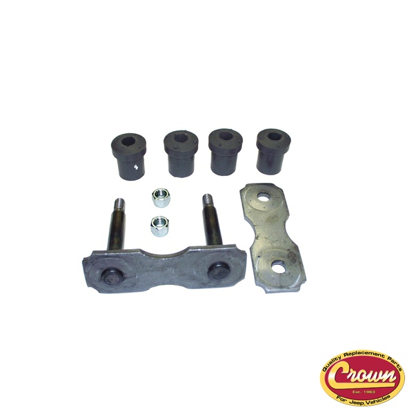 Front Leaf Spring Shackle Kit, CJ (5357620K) | Jeepey - Jeep parts
