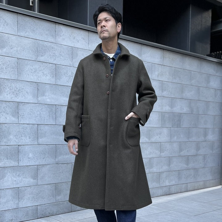 The 2 Monkeys Long-A Wool Over Coat【TM03434】 – JELADO