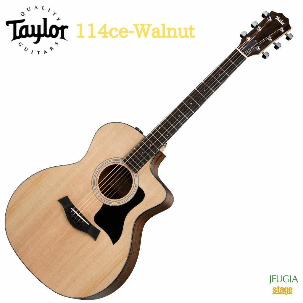 Taylor 114ce-Walnutテイラー エレアコ ウォルナット ナチュラル | JEUGIA
