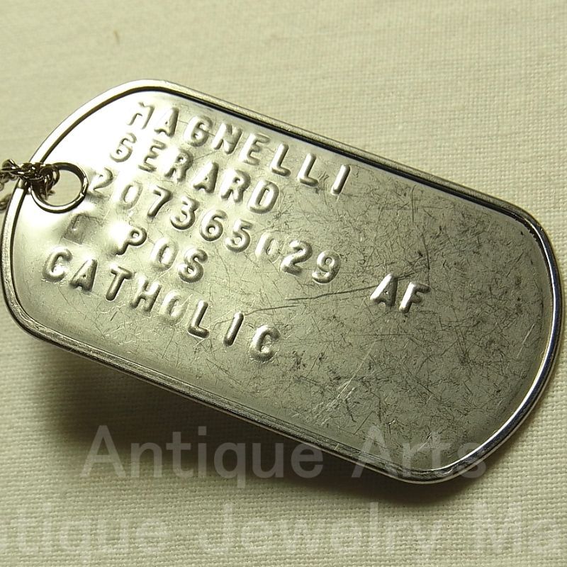 アメリカ空軍 ドッグタグ 認識票 1950年代 ヴィンテージ AF軍属 USA