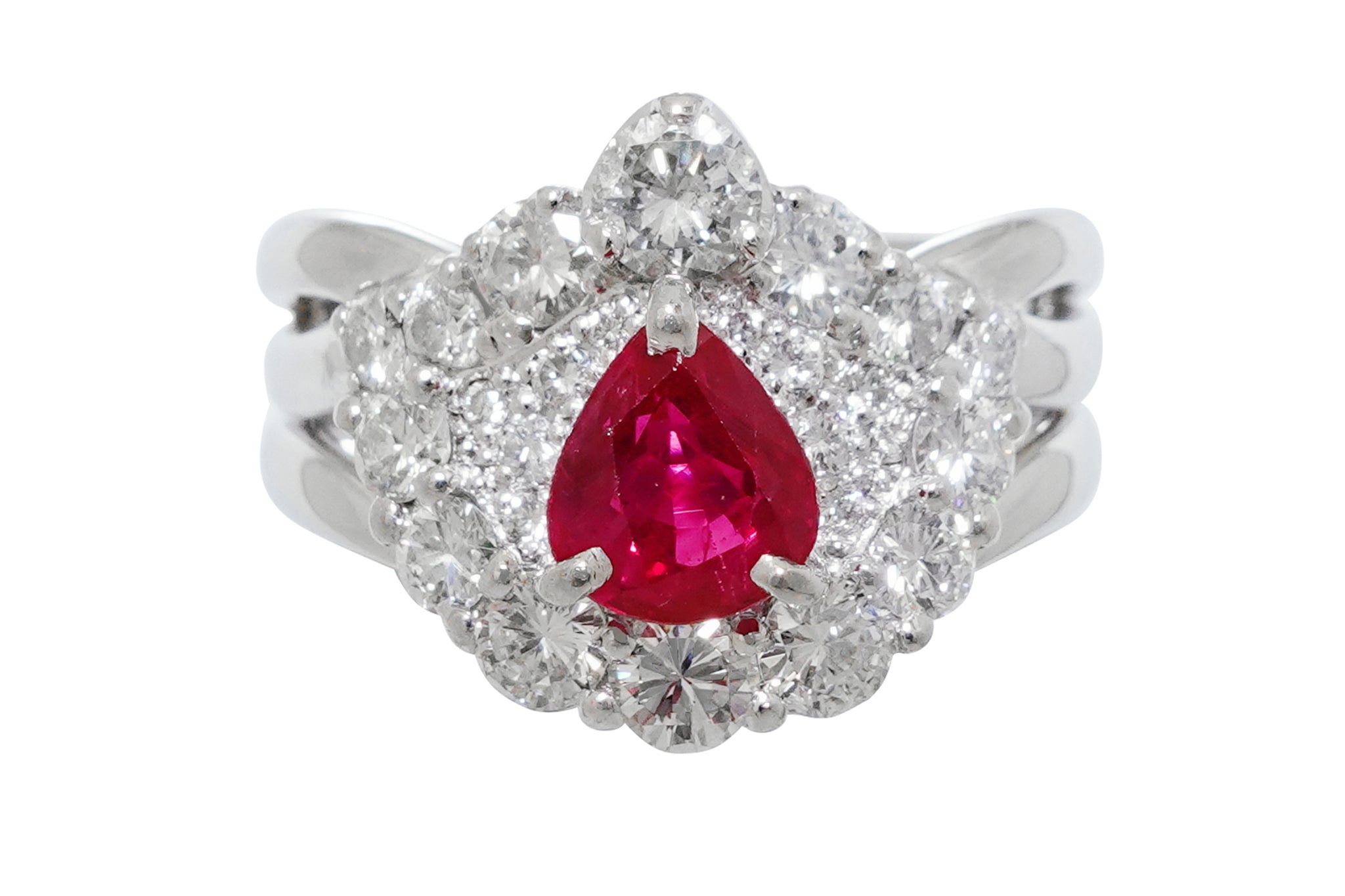 Ruby Pt900ルビー ダイヤリング (NO.304946) – JEX宝石ギャラリー