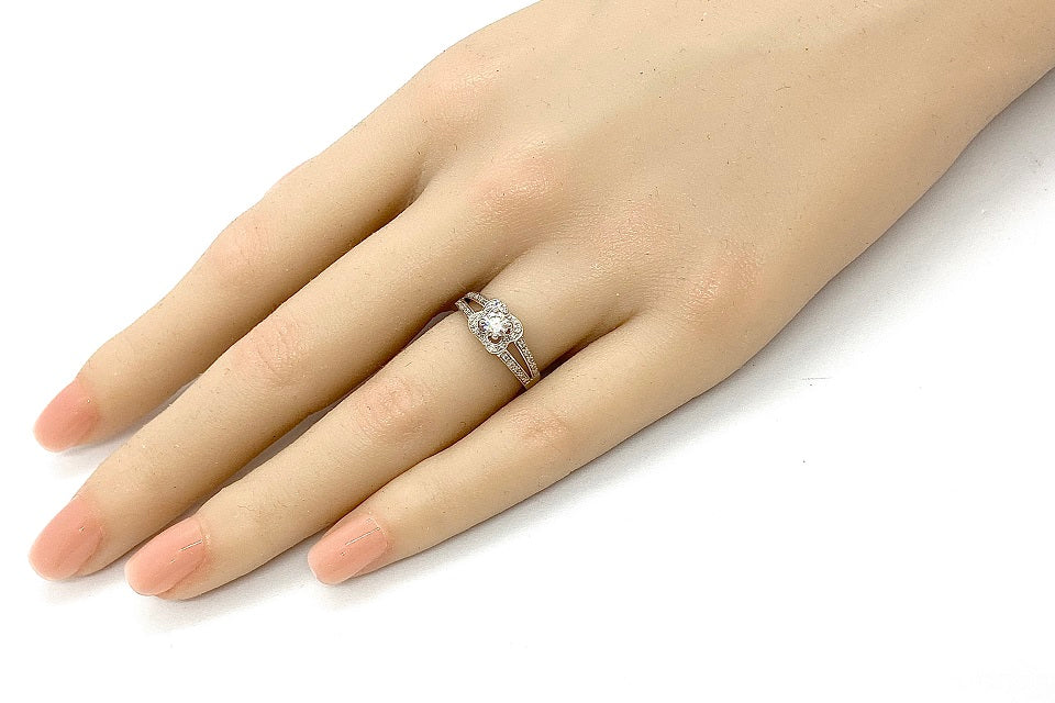 MAUBOUSSIN 【モーブッサン】K18WGダイヤモンドリング (NO.48111