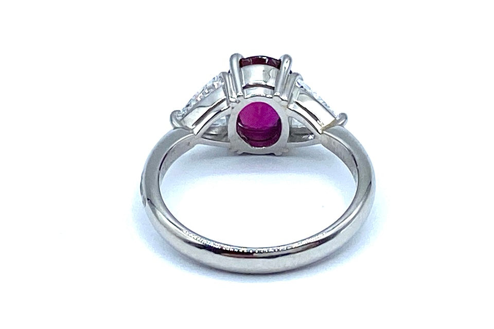 Ruby Pt900ルビー ダイヤモンドリング (NO.60881) – JEX宝石ギャラリー