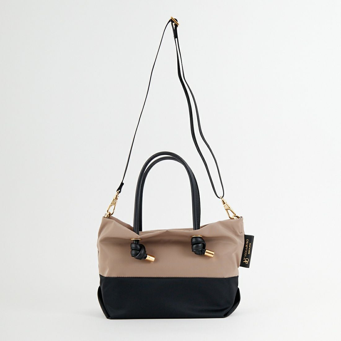 VIOLAd'ORO [ヴィオラドーロ] BIANCA ナイロントートバッグ [V-2249