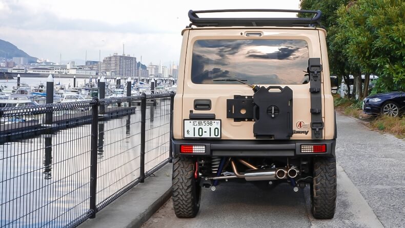 ジムニーJB64 ロトパックス取り付け！（アピオのダブルマウント