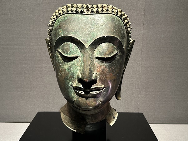仏陀頭部】タイ－アユタヤー時代15世紀－銅造－常設展－東京国立博物館