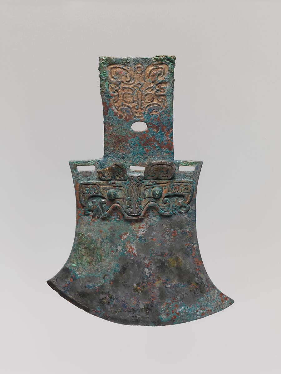 青銅鉞 Axe】中国-商代