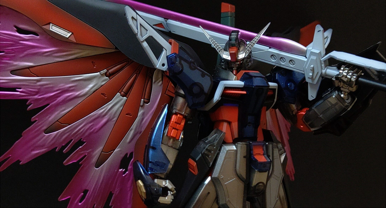 HGデスティニーガンダムSpecⅡクリアカラーバージョン全塗装