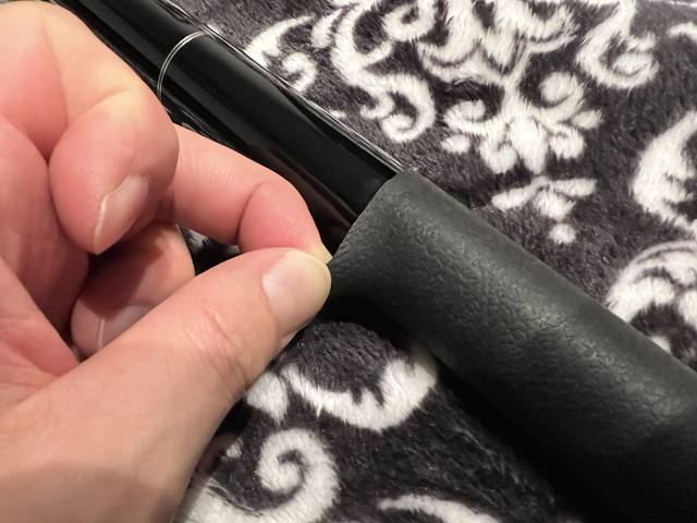 ノーラップのキューに後付けラバーグリップを巻いたらショットが変わっ