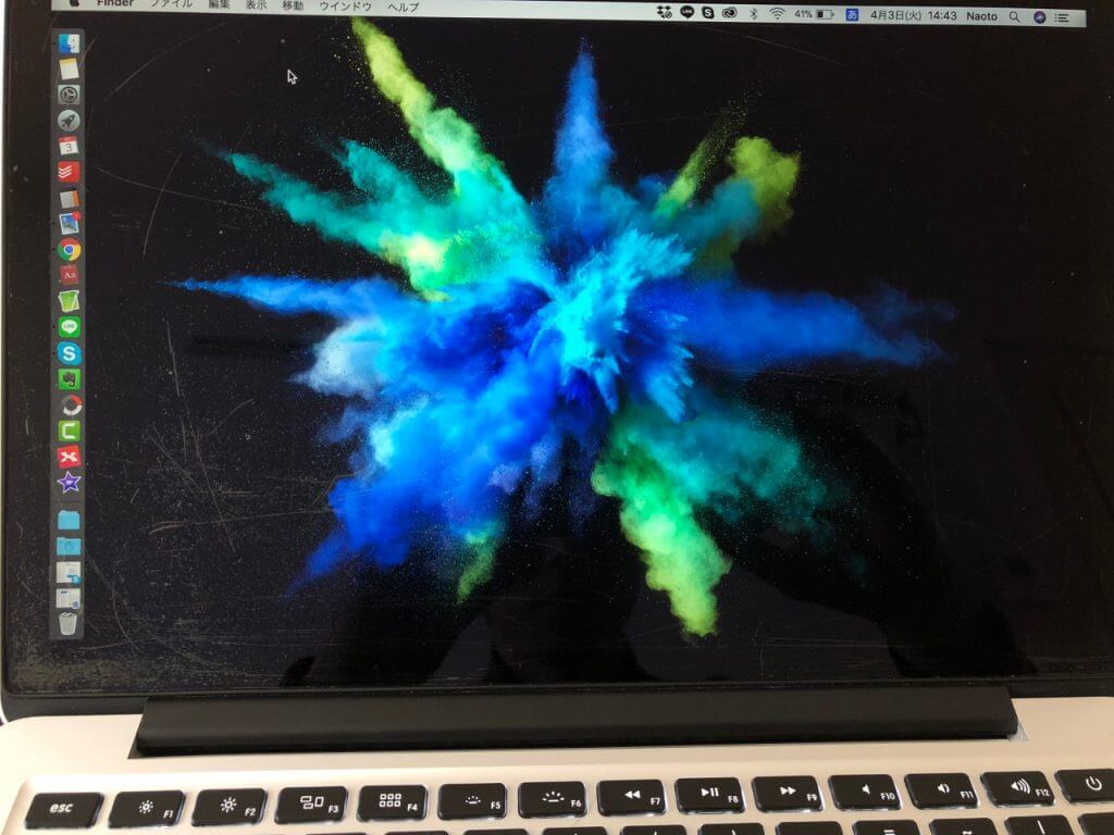 MacBook proの液晶コーティング剥がれ無償修理したよ！Appleの保証期間
