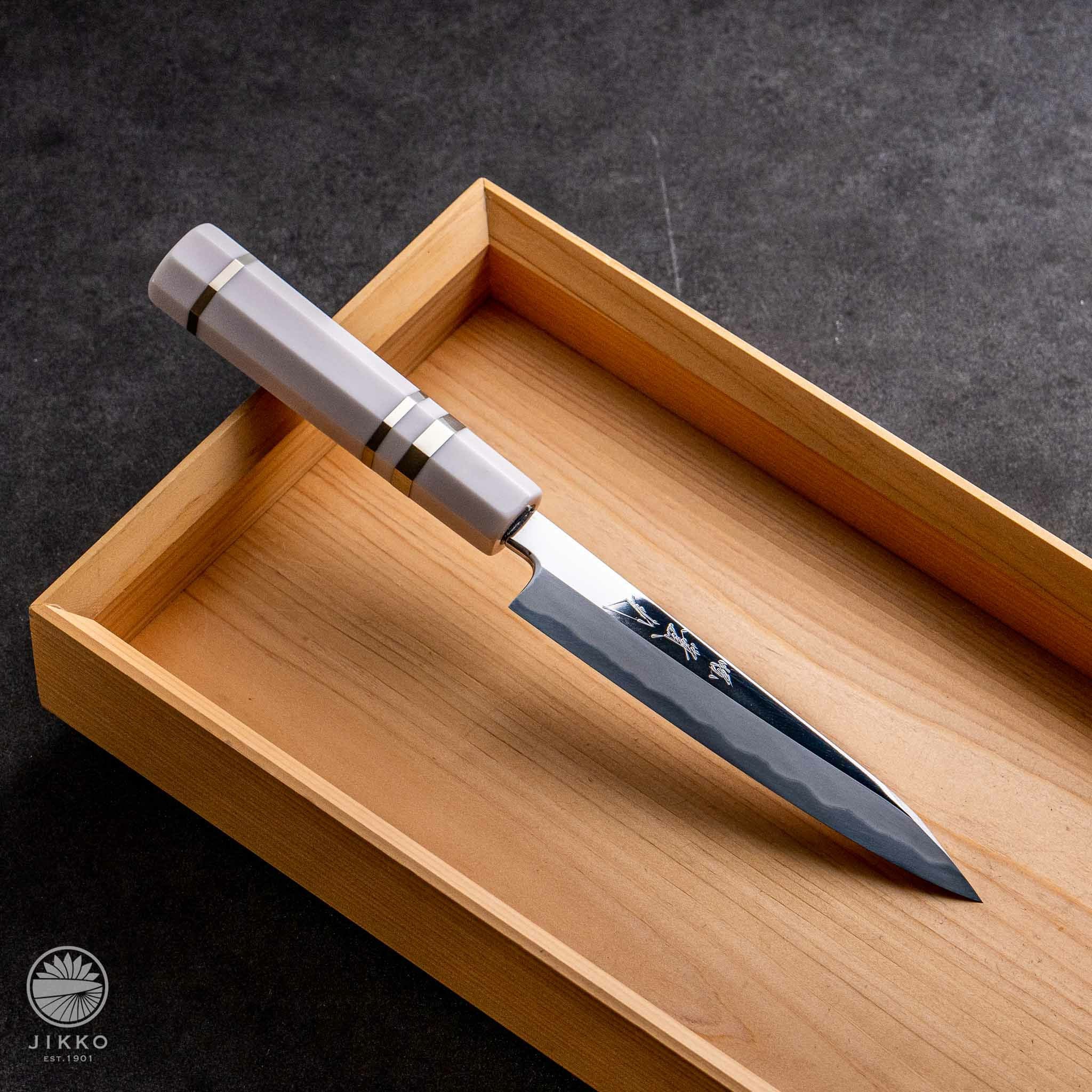 刃 Yaiba 銀三】 片刃 切付ペティ | 包丁通販なら明治33年創業の大阪