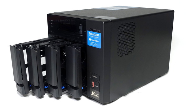 QNAP TVS-472XT」をレビュー。10Gb LAN対応の爆速NASを徹底検証 | 自作