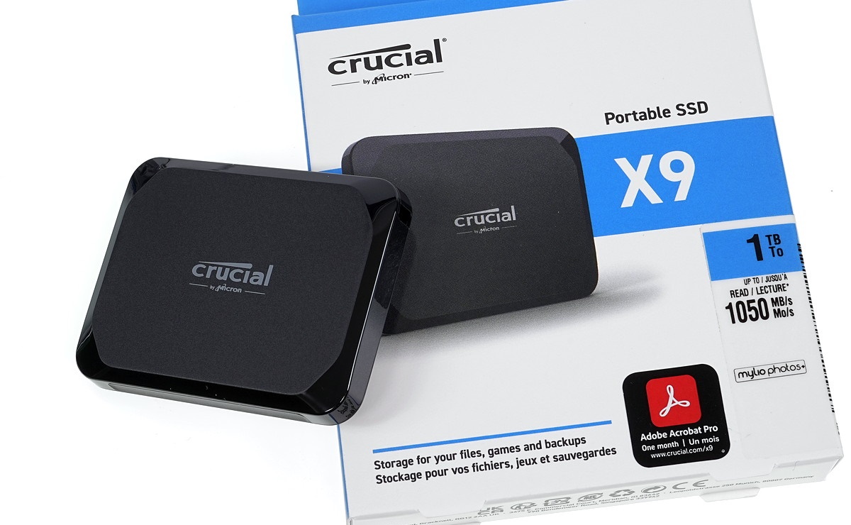Crucial X9 Portable SSD 1TB」をレビュー。ゲーム機のストレージ拡張