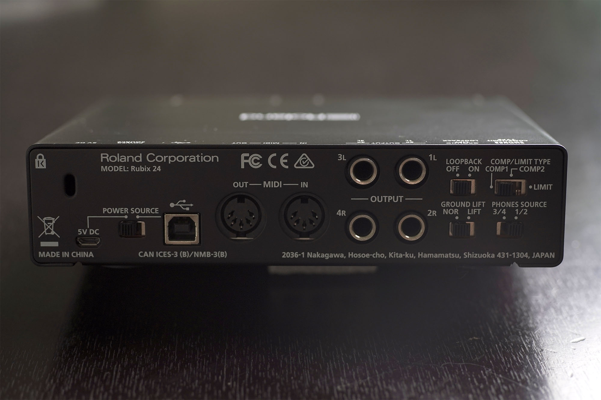 Rolandのオーディオインターフェイス「Rubix24」を導入してみた