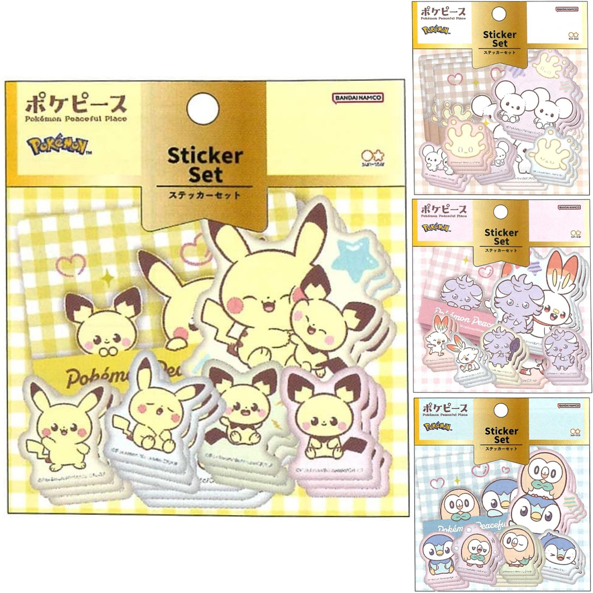 雑貨卸、雑貨仕入れ（【サンスター文具】ステッカーセット ポケピース