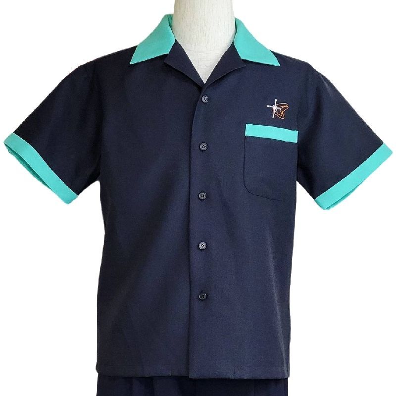 CherrySoda ☆ボーリングシャツ Mint Green【M】 - JOKER＆MARI