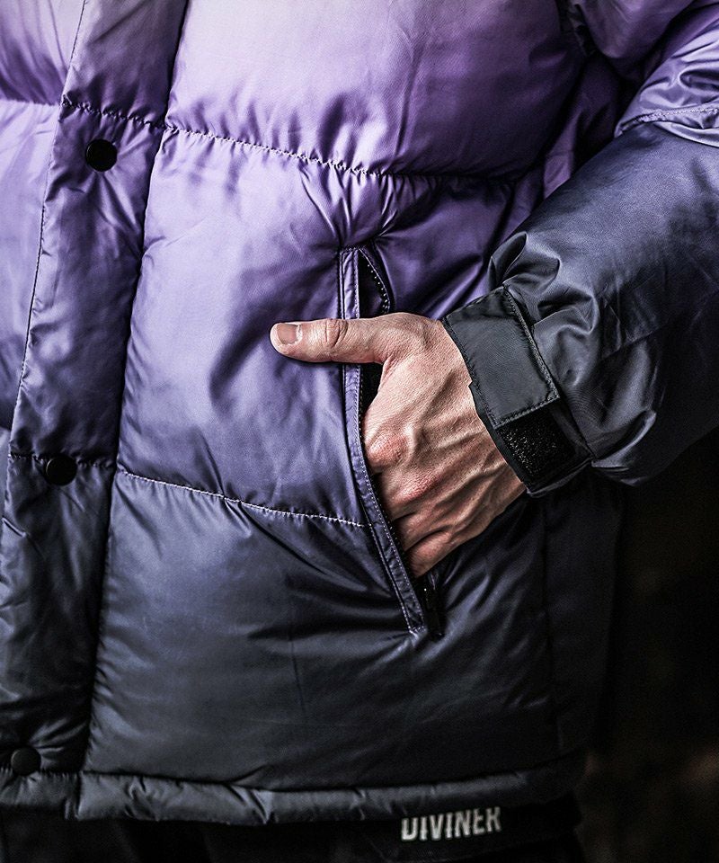 グラデーションパデッドジャケット アウター ダウン DIVINER ディバイナー