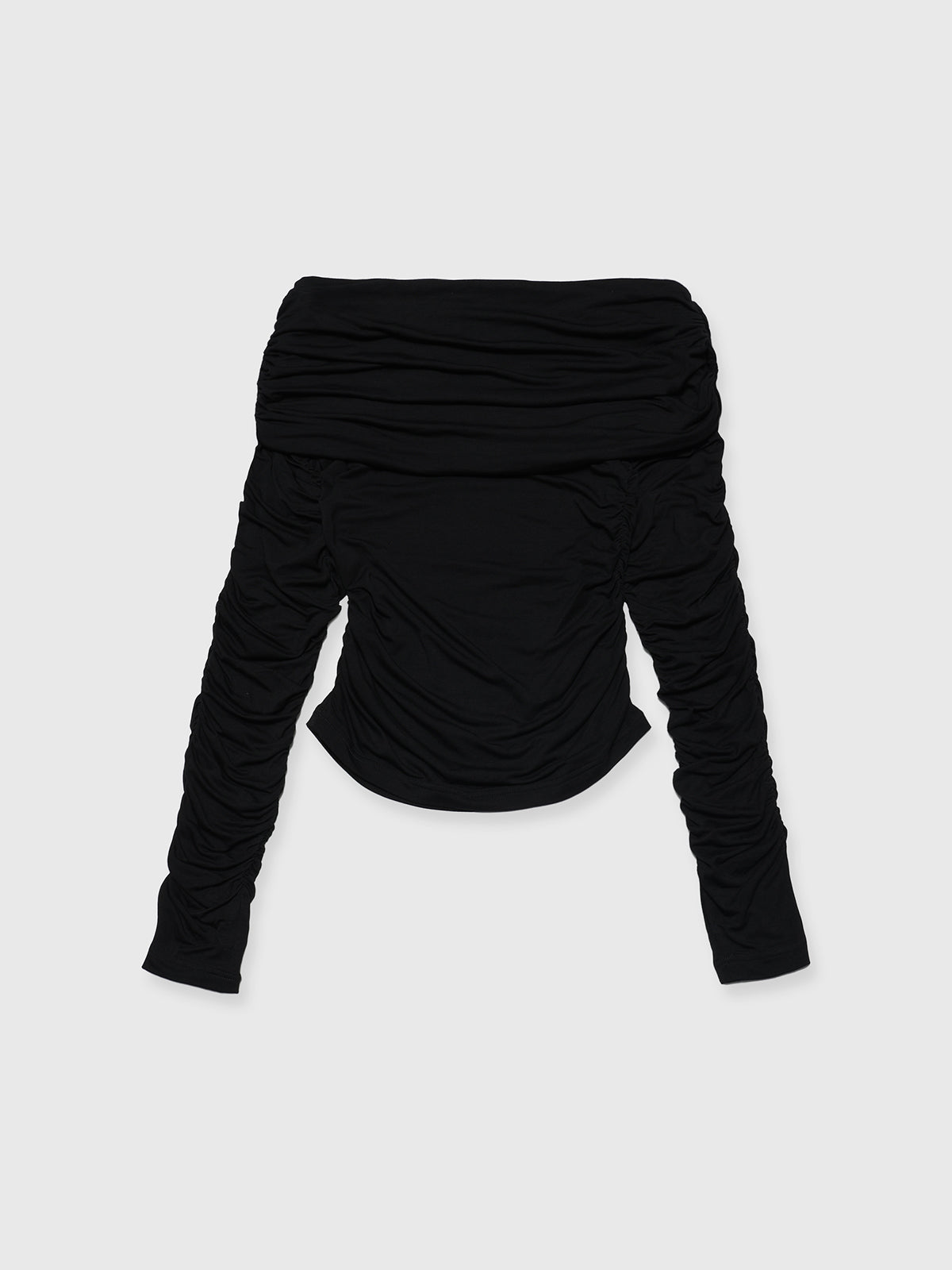 GATHER OFFSHOULDER LONG TOPS – JOSEMOON