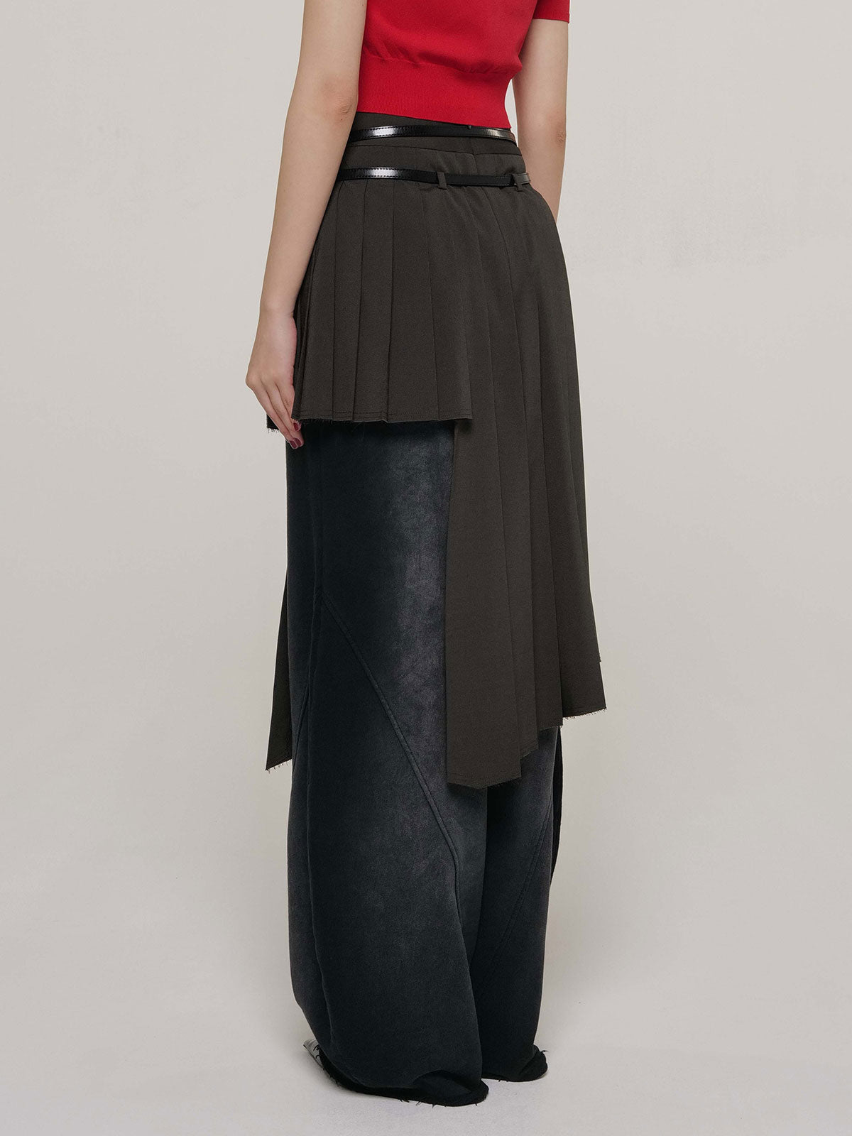 SCREW PLEATS SKIRT – JOSEMOON