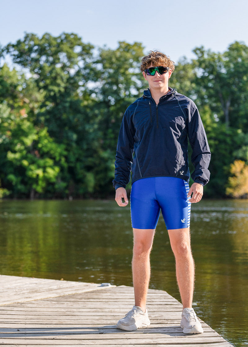 Unisex Classic Sequel Splash Jacket Navy - JLAthletics