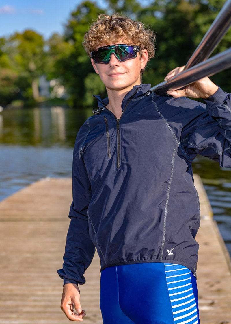 Unisex Classic Sequel Splash Jacket Navy - JLAthletics
