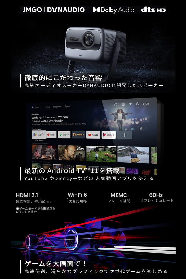 VGP2023 金賞】JMGO N1 Ultra 映画館級の3色（RGB）レーザーを搭載した