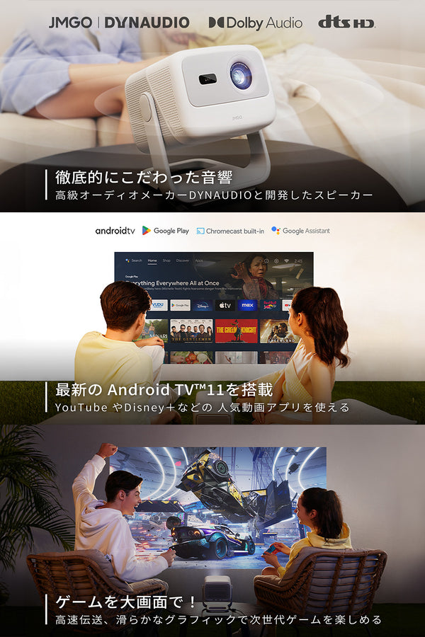 JMGO N1 映画館級の3色（RGB）レーザーを搭載しながら超コンパクトを