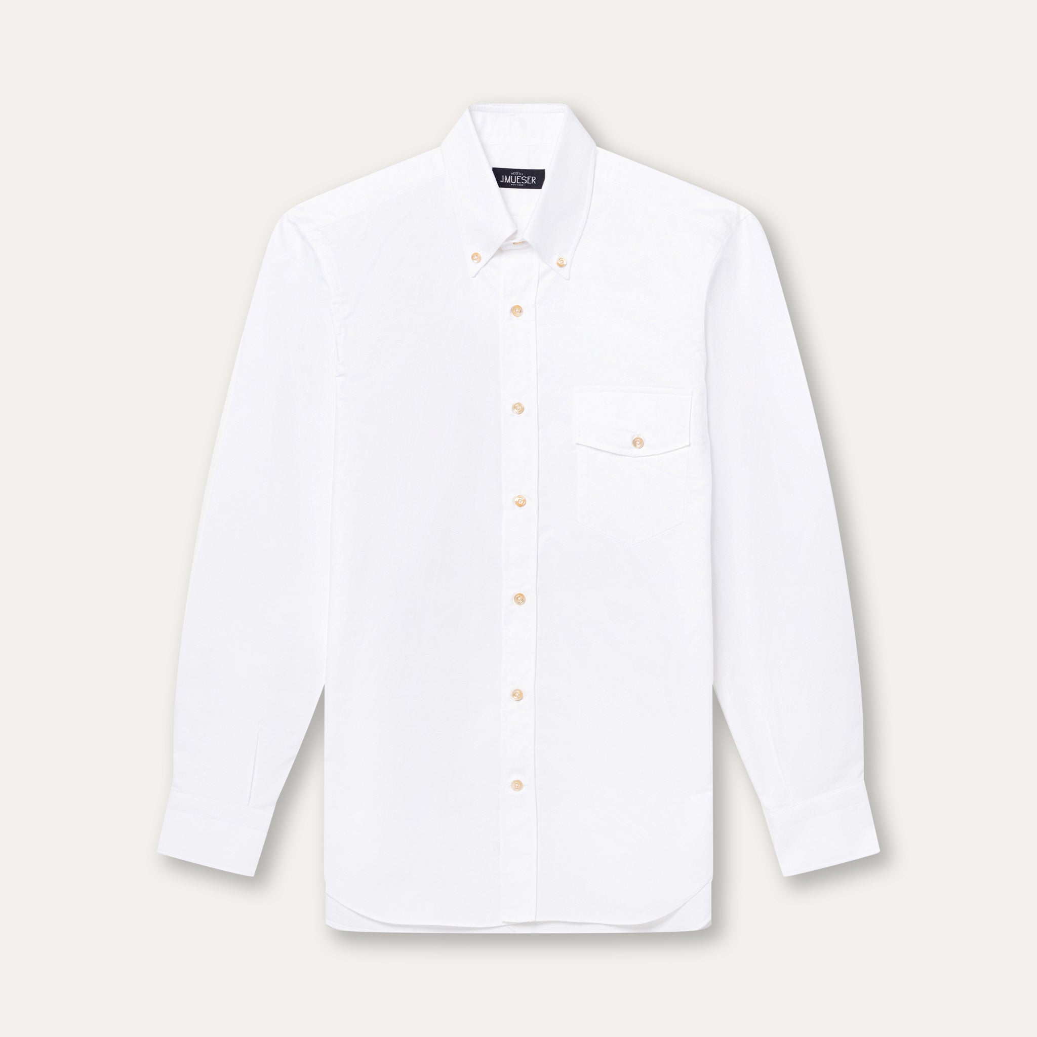 White Oxford Button Down Shirt – JMueser