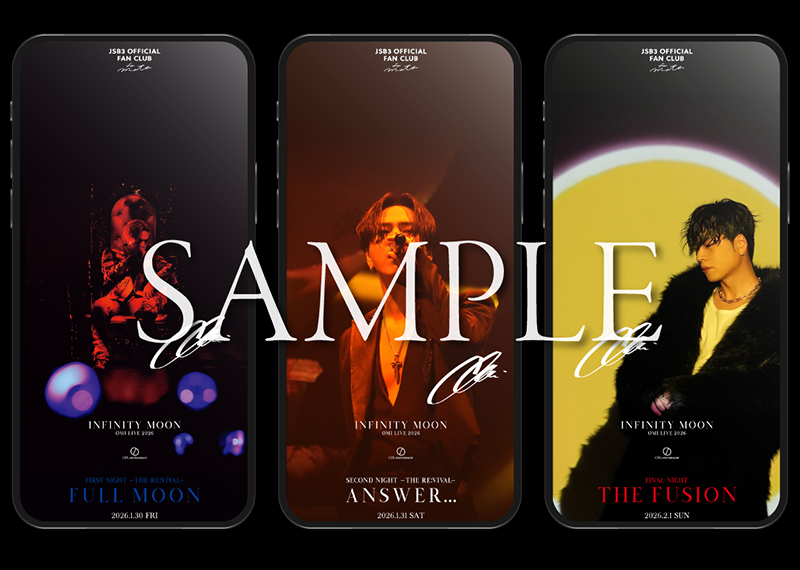 ØMI LIVE 2026 ～INFINITY MOON～ FAN CLUB SPECIAL SITE | 三代目 J