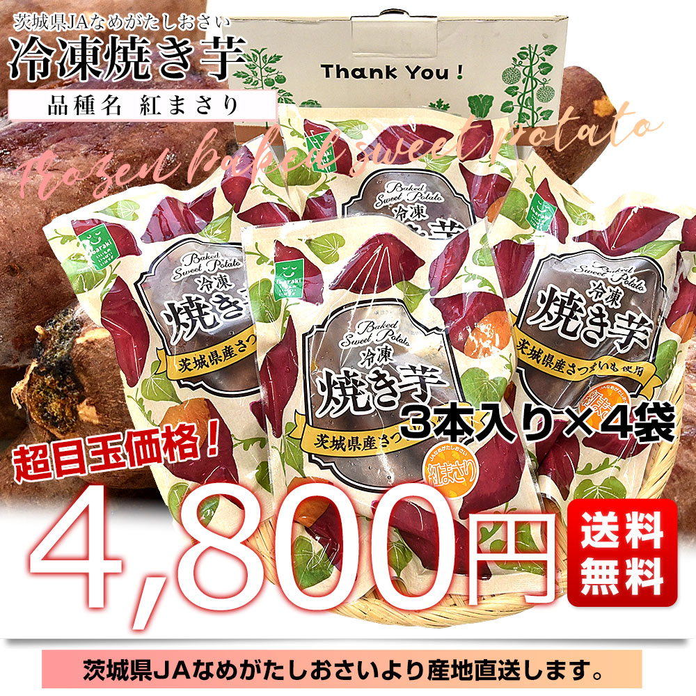 茨城県 JAなめがたしおさい 冷凍焼き芋 紅まさり（べにまさり） 送料