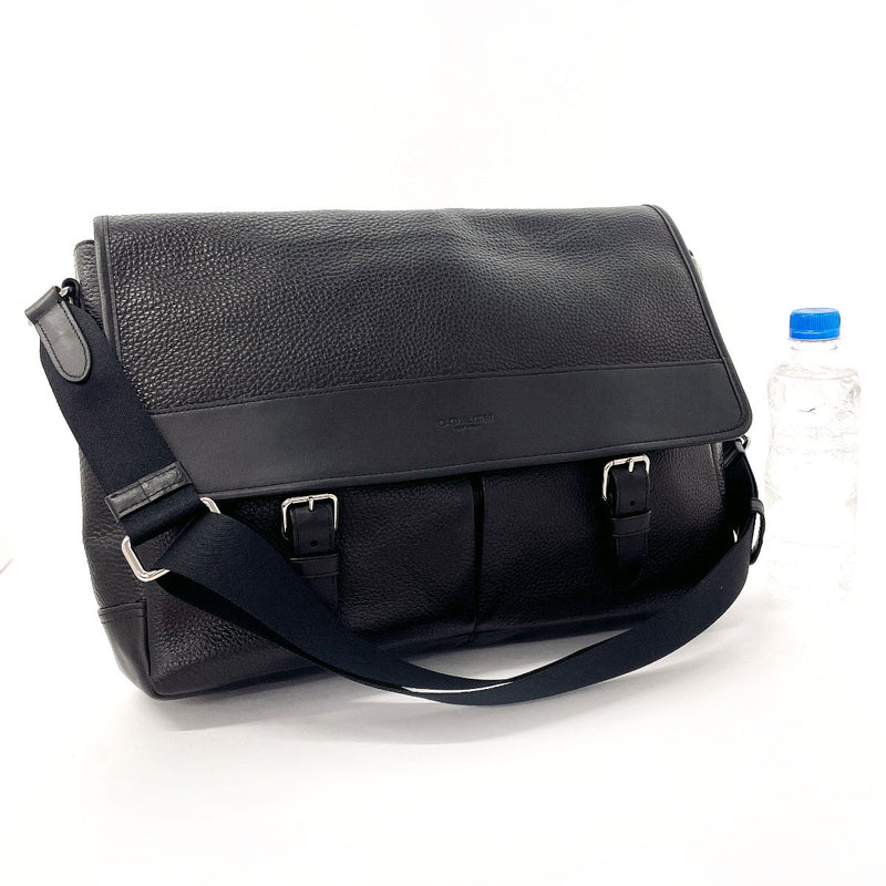 COACH Shoulder Bag F54149 Henry Messenger Bag leather Black mens