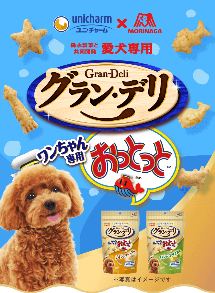 公式】カリッとした食感のおやつ-ワンちゃん専用おっとっと-ユニ・チャーム