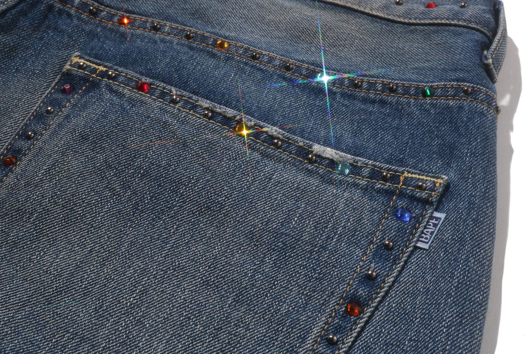 COLOR STONE 13 OZ DENIM PANTS | bape.com