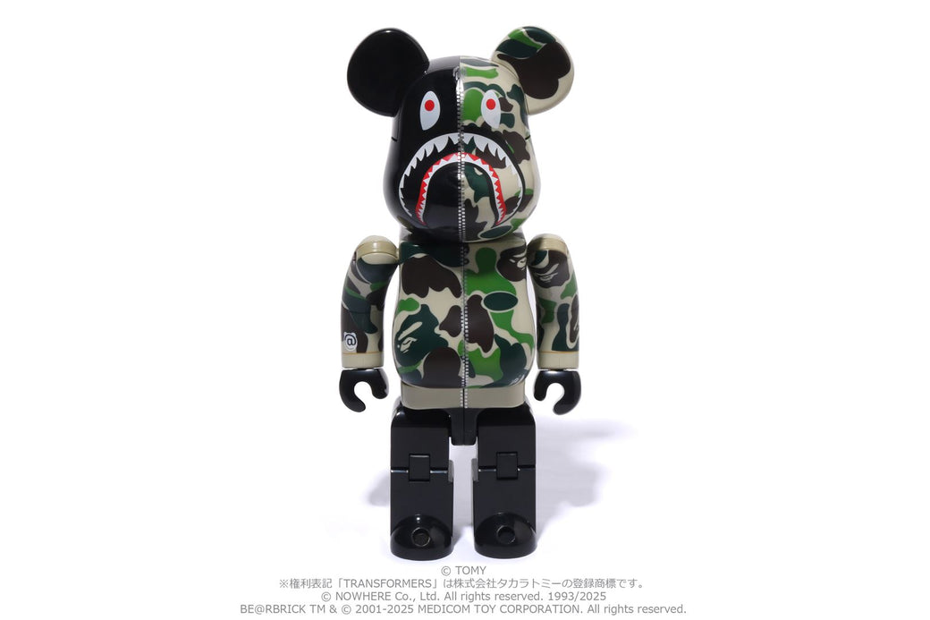 BAPE X TRANSFORMERS X BE@RBRICK 】ABC CAMO SHARK CONVOY 400
