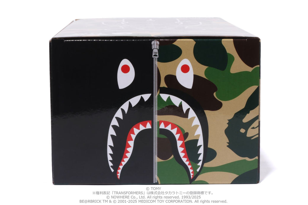 BAPE X TRANSFORMERS X BE@RBRICK 】ABC CAMO SHARK CONVOY 400