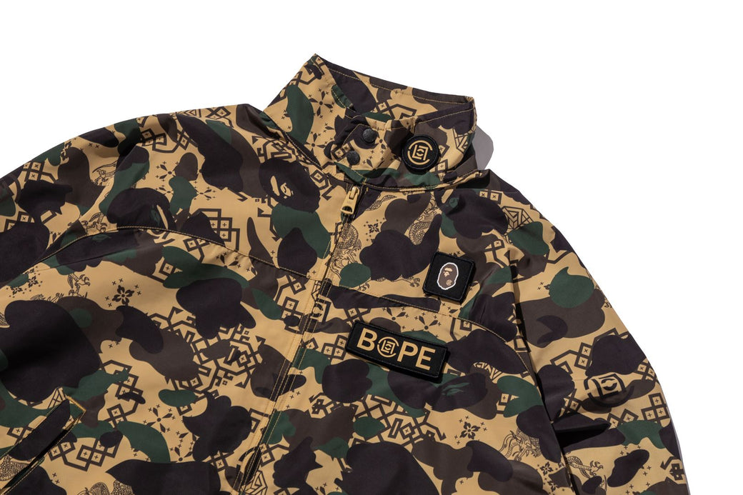 BAPE X CLOT 】CAMO SLEEVE DETACHABLE RAIN JACKET | bape.com