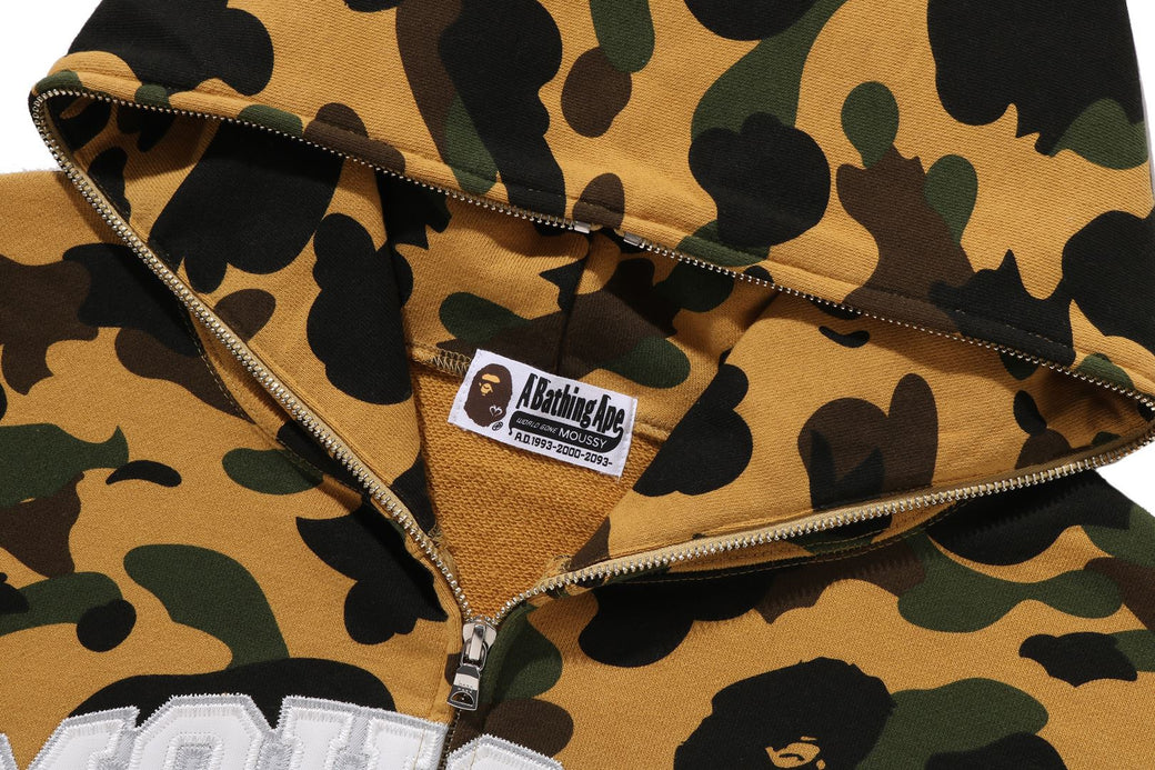 BAPE X MOUSSY 】COLLEGE LOGO ZIP HOODIE | bape.com