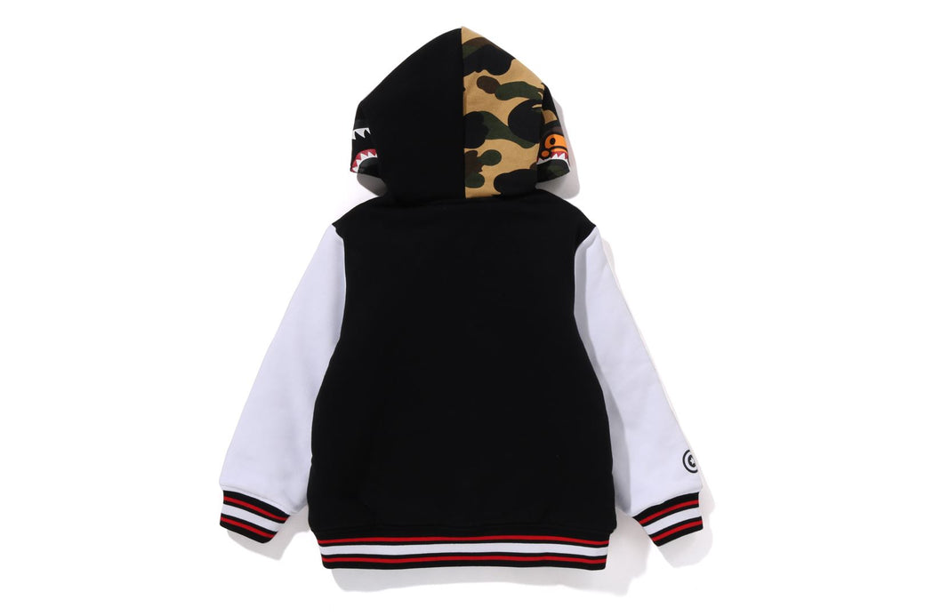 MILO SHARK HOODIE SWEAT VARSITY JACKET | bape.com