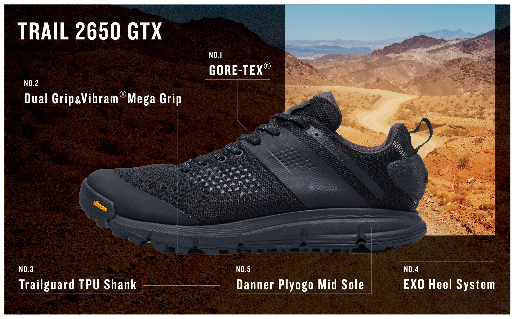 TRAIL 2650 GTX | Danner | ダナー オフィシャルサイト