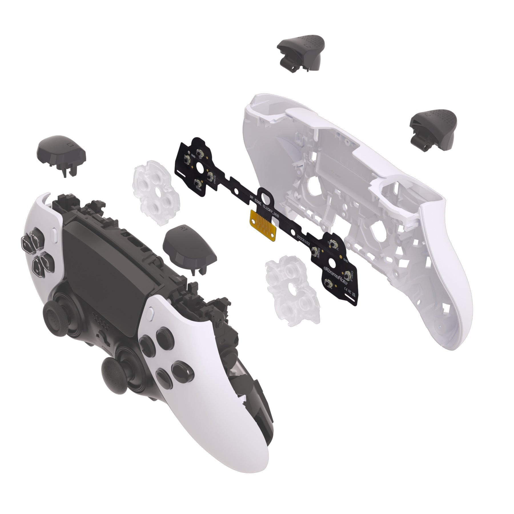 eXtremeRate PS5 edgeコントローラー対応用フェイスボタンクリッキ