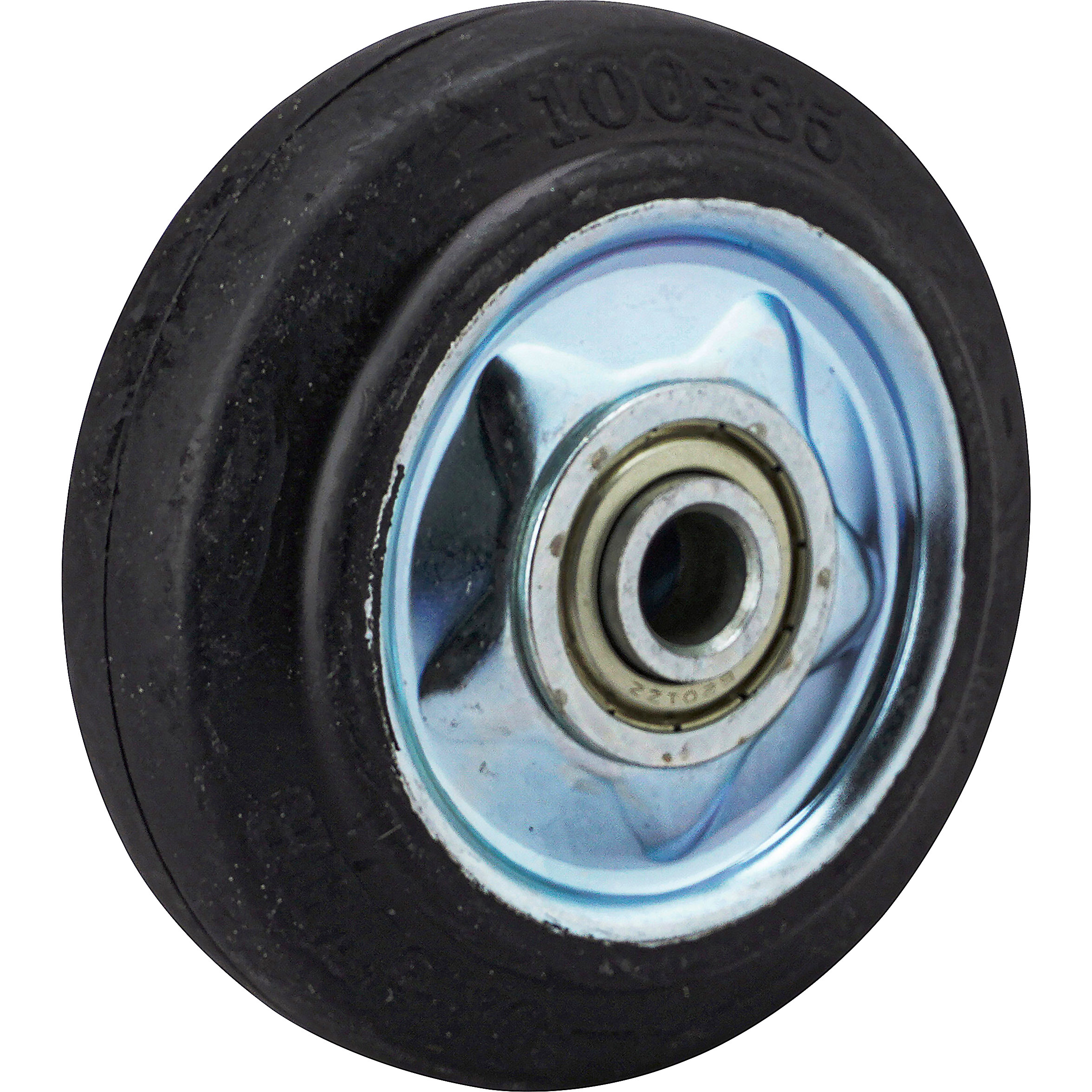 TW-100 車輪のみ(ゴム) TRUSCO 車輪径100mm車輪幅35mm - 【通販