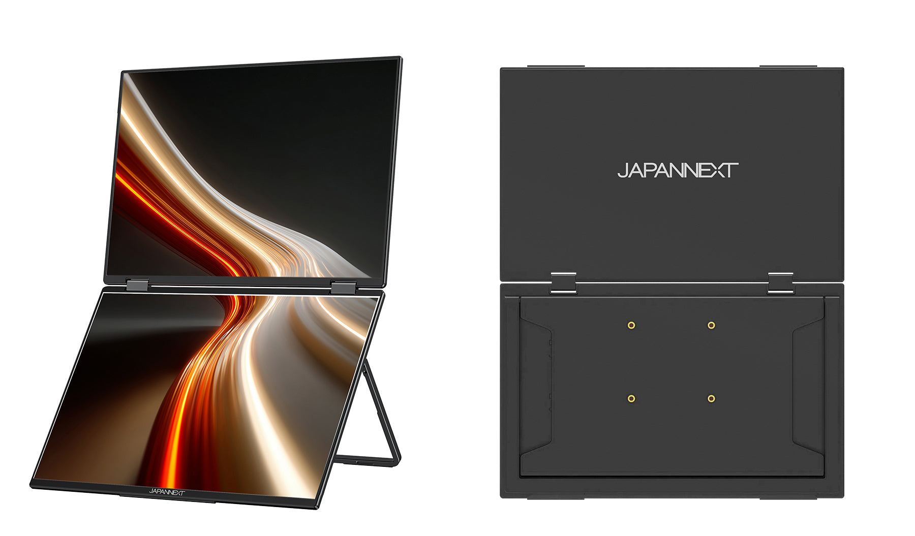 販路限定】 JAPANNEXT 14インチ IPSパネルx2搭載 WUXGA(1920x1200